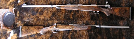 WINCHESTER M79 SAFARI Stainless 375 H&H Exhibition English